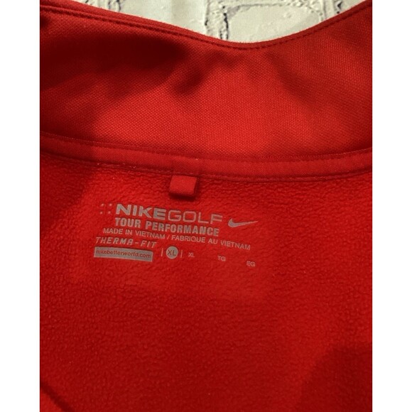 Nike Shirt Men's Size XL Color Red Hootie & The Blowfish Pullover 1/4 Zip - Picture 4 of 6
